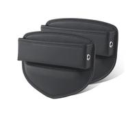 Portaoggetti Auto Organizer Auto in PU Compatibile Con Volvo XC60 XC90 S90 V90 2015-2023 Borsa Portaoggetti Fessura Per Seggiolino Auto Copertura Integrata(Black 2PCS)