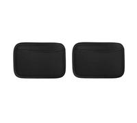 Portaoggetti Auto Organizer Auto in PU Organizzatore Auto Tasca Portaoggetti In Rete Organizer Sedile Posteriore Porta Laterale Scatola Per Telefono Chiave(Black 2pcs)