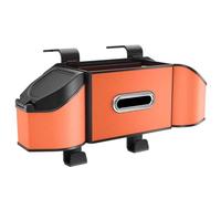 Portaoggetti Auto Sedile per Freeman 2005-2023, Organizer Multifunzionale Posteriore con Portabicchieri Dispenser Salviette,Orange