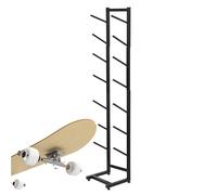 Portaoggetti autoportante per snowboard, organizer per sci a 5/7 ripiani, in metallo, per sci, sci nautico, skateboard e scooter, durevole, design salvaspazio per un facile accesso e conservazione