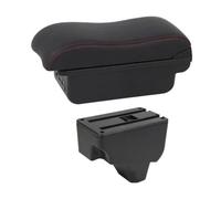 Portaoggetti Bracciolo Portaoggetti Auto Per Peugeot 2008 208 2019-2024 | Bracciolo Console Centrale Spazio Archiviazione Aggiuntivo Soluzione Archiviazione Sicura(C2 Red Line)