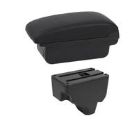 Portaoggetti Bracciolo Portaoggetti Auto Per Peugeot 2008 208 2019-2024 | Bracciolo Console Centrale Spazio Archiviazione Aggiuntivo Soluzione Archiviazione Sicura(B1 Black Line)