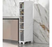 Portaoggetti con ruote Salvaspazio Cassettiera per Bagno Cucina e Lavanderia - Sicuro e Affidabile Ideale per Soggiorni e nizzazione Casa