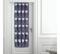 Portaoggetti da appendere, Porta scarpe da parete, Portaoggetti da appendere sopra la porta scarpiera(Grigio scuro)