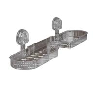 Portaoggetti da bagno a parete - Mensola a, supporto per organizer per doccia da 44,6 cm, vassoio per sapone antiscivolo, mensola da bagno durevole per animali domestici con design con foro di