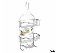Portaoggetti da Doccia Confortime Alluminio 27,5 x 12 x 63,5 cm [4 Unità]