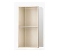 Portaoggetti da Doccia in Acciaio Inox - Design a Incasso, Adatto a bagni, cucine e camere da Letto - Moderno e Minimalista, Facile da installare, Non Richiede Piastrelle, Elegante e Bello.