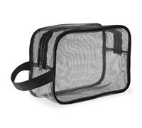 Portaoggetti da doccia in rete, borsa da toilette portatile, rettangolare, organizer da viaggio per bagno, ad asciugatura rapida, borsa in rete per palestra, viaggi, campeggio, università, dormitorio