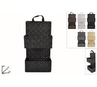 Portaoggetti da Parete in Tessuto 2 Piani 48 x 25 x 12 cm 5 Colori