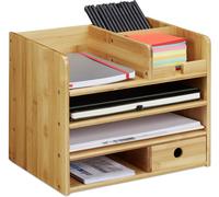 Portaoggetti Da Scrivania, Portalettere A4, Desk Organizer per Penne E Blocco Ap