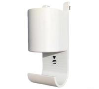 Portaoggetti da tennis funzionale per riporre bottiglie e asciugamani durante il gioco, compatibile con telai a rete e superfici lisce (bianco)