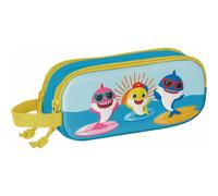 Portaoggetti Doppio Baby Shark Azzurro 21 x 8 x 6 cm 3D