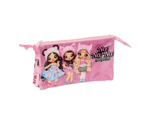 Portaoggetti Doppio NaNaNa Surprise Fabulous Rosa 22 x 12 x 3 cm