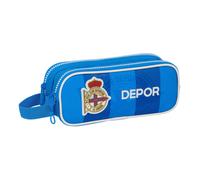 Portaoggetti Doppio R. C. Deportivo de La Coruña Azzurro 21 x 8 x 6 cm