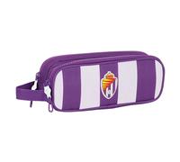 Portaoggetti Doppio Real Valladolid C.F. Bianco Viola 21 x 8 x 6 cm