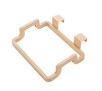 Portaoggetti in plastica per sacchetti della spazzatura, da appendere, per cucina, con gancio sopra la porta, per una gestione dei rifiuti organizzata ed efficiente nello spazio (bianco)