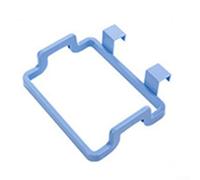 Portaoggetti in plastica per sacchetti della spazzatura, da appendere, per cucina, con gancio sopra la porta, per una gestione dei rifiuti organizzata ed efficiente nello spazio (blu)