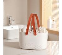 Portaoggetti per articoli da toeletta, contenitore per doccia, contenitore per il bagno, organizer per il bagno, organizer portatile per l'igiene, scatola multifunzione per accessori per lavaggio per