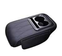 Portaoggetti per Bracciolo Auto | Portabicchieri Organizzatore Console Centrale | Portacellulare in Pelle 4 in 1 per Interni Auto | Organizzazione e Archiviazione per Interni Sedan