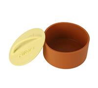 Portaoggetti per caffè Portaoggetti in Silicone Leggero Distributore di caffè Rotondo per Caffetteria Domestica Grigio il Nostro Contenitore per caffè Ha un'ampia quantità di