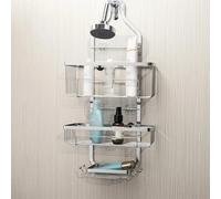 Portaoggetti per doccia Portaoggetti per soffione da bagno Supporto per gel doccia non perforato Cestino per sapone profumato ad alta capacità per la casa