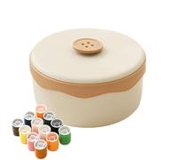 Portaoggetti Per Il Cucito | Astuccio Magnetico Compatto Portatile - Kit da Cucito da Viaggio,Per Viaggi Hobby Creatività Fai Da Te Casa Lavori Di Ago Pratica 'Arte Attività Indoor Sviluppo Abilità