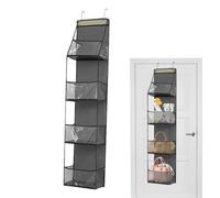 Portaoggetti per porte, fermaporta per pareti, dietro le porte, organizer da parete dietro la porta, organizer per riporre oggetti, organizer per organizzare la casa con gancio in metallo
