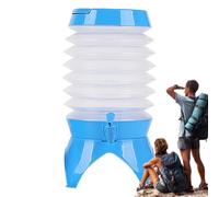Portaoggetti pieghevole per l'acqua, contenitore portatile da campeggio con serbatoio staccabile, multiuso all'aperto per escursioni, viaggi, picnic, festival, Bb Qs, zaino in spalla, uso