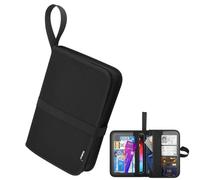 Portaoggetti portatile per auto, porta documenti, manuale del proprietario, organizer per vano portaoggetti, organizer per veicoli, portafoglio per registrazione e tessera assicurativa, per auto, SUV