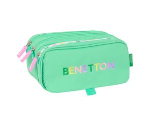 Portaoggetti Triplo Benetton Mint Verde 21,5 x 10 x 8 cm