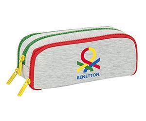 Portaoggetti Triplo Benetton Pop Grigio (21 x 8 x 8 cm)