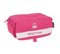 Portaoggetti Triplo Benetton Raspberry 21,5 x 10 x 8 cm Fucsia