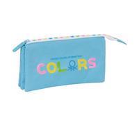 Portaoggetti Triplo Benetton Spring Blu cielo 22 x 12 x 3 cm