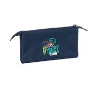 Portaoggetti Triplo El Niño Kook Blu Marino 22 x 12 x 3 cm