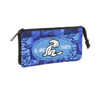 Portaoggetti Triplo El Niño Roller Azzurro Nero 22 x 12 x 3 cm