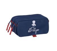 Portaoggetti Triplo El Pulpo Blu Marino 21,5 x 10 x 8 cm