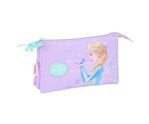 Portaoggetti Triplo Frozen Spirit Lilla 22 x 12 x 3 cm