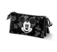 Portaoggetti Triplo Mickey Mouse Nero