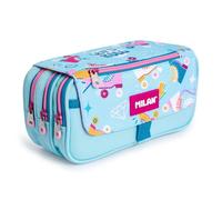 Portaoggetti triplo Milan Roller 2 con 4 cerniere per materiale scolastico