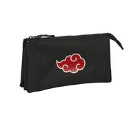 Portaoggetti Triplo Naruto Nero 22 x 12 x 3 cm