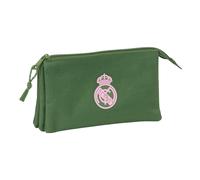 Triple Carry-All Real Madrid C.F. Khaki 22 X 12 X 3 Cm NUOVO
