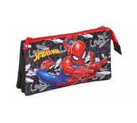 Portaoggetti Triplo Spider-Man Nero 22 x 12 x 3 cm