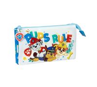 Portaoggetti Triplo The Paw Patrol Pups rule Azzurro 22 x 12 x 3 cm