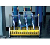 PORTAOMBRELLI A RASTRELLIERA IN ACCIAIO INOX