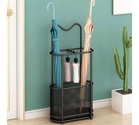 Portaombrelli commerciale di grande capacità, moderno, da interno, in metallo resistente, per ombrelli da ingresso (A,30 x 15 x 60 cm)