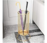 Portaombrelli compatto in metallo, design durevole e stabile, per uso interno/esterno, grande capacità, elegante e funzionale, porta ombrelli per casa o ufficio