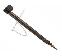 Portaombrelli Con Trapano Spike Terra per Ombrellone Pesca Soli Schermo Supporto