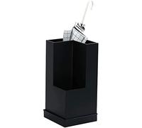 Portaombrelli con vassoio antigoccia rimovibile, elegante porta ombrelli nero per casa e hotel, base per ombrelli resistente, perfetto per ingressi e uso esterno