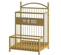 Portaombrelli da esterno con vassoio antigoccia, supporto resistente per mercato, scuola, ufficio, patio e giardino, design stabile e resistente alle intemperie