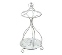 Portaombrelli da esterno interno in acciaio bianco antico H68 cm